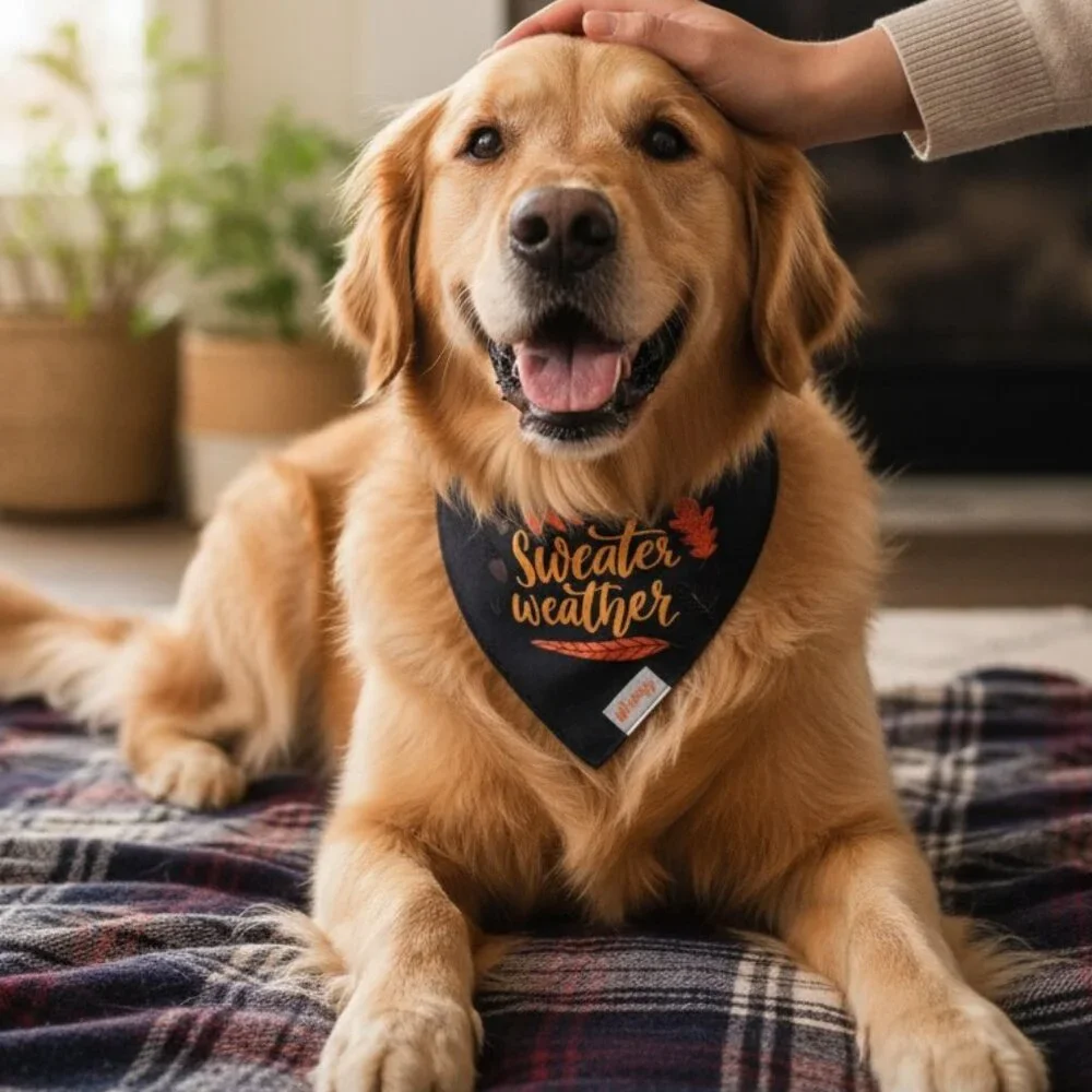 Dog Bandana Collar - Medium 